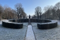 Büste von Robert Schuman im Jubelpark in Brüssel