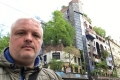 2017 im April vor'm Hundertwasserhaus in Wien