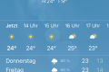 Temperaturen Anfang der Woche im Landalpark Hochwald im Mai 2021