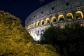 Blick auf's Kolosseum bei Nacht