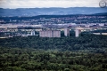 Wohnsiedlung Asemwald (Blick vom Stuttgarter Fernsehturm)