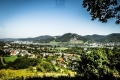 Blick vom Heinrichsblick zum Drachenfels