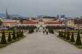 Schloss Belvedere in Wien im März 2023