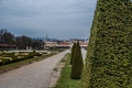 Schloss Belvedere in Wien im März 2023