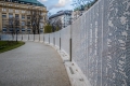 Gedenkstätte für die in der Shoah ermordeten Jüdischen Kinder, Frauen und Männer aus Österreich in Wien im März 2023