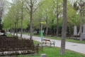 Bushaltestelle auf dem Wiener Zentralfriedhof