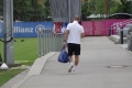 Pep Guardiola auf dem Trainingsgelände des FC Bayern München