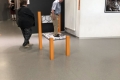 im Museum der Illusionen in Berlin (iPhone-Bild): Ja, der Mann wußte, daß er fotografiert wird.